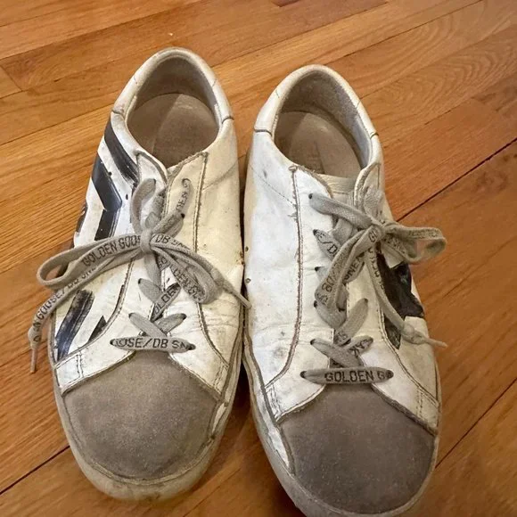 Golden Goose Super-Star low-top sneakers 7.5 - Picture 4 of 5